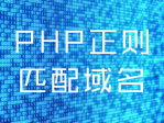 PHP正则匹配是否是域名