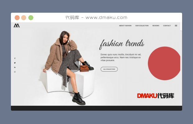 HTML5欧美时尚服饰网站模板