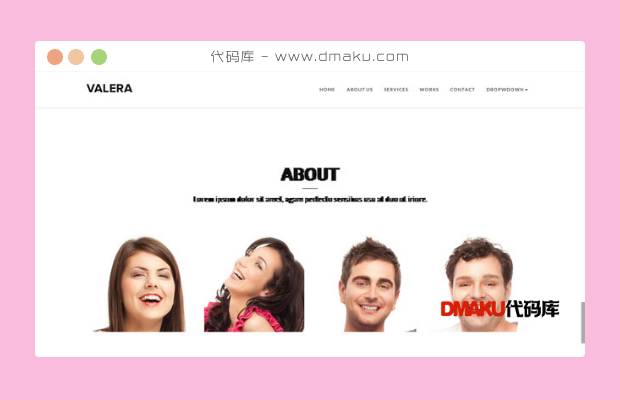 国外设计团队CSS3网站模板