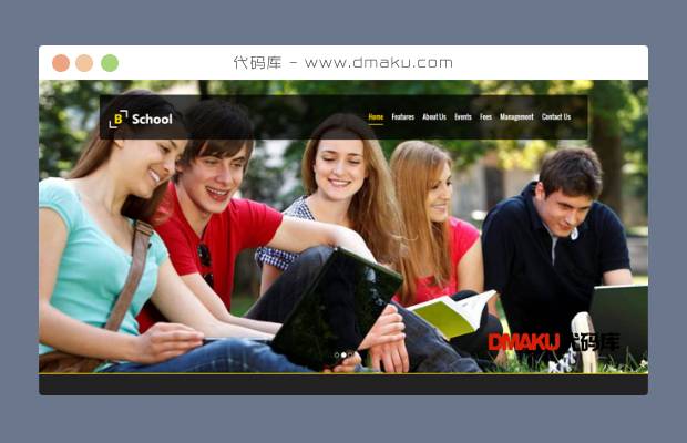英语外教培训学校网站模板