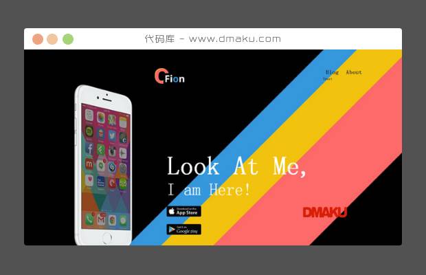炫彩iPhone6应用官网模板