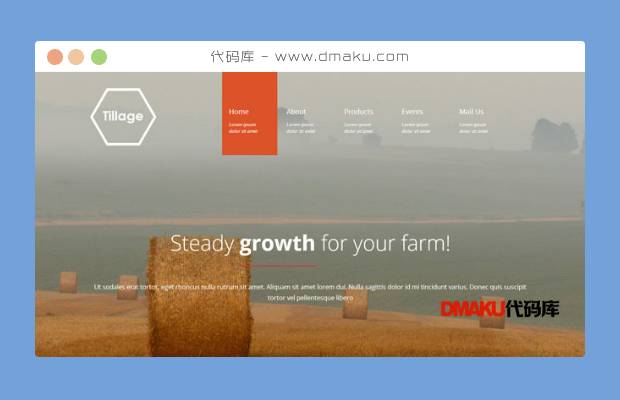 农业致富项目网站模板
