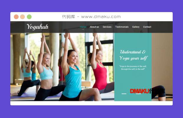印度瑜伽学院网站模板
