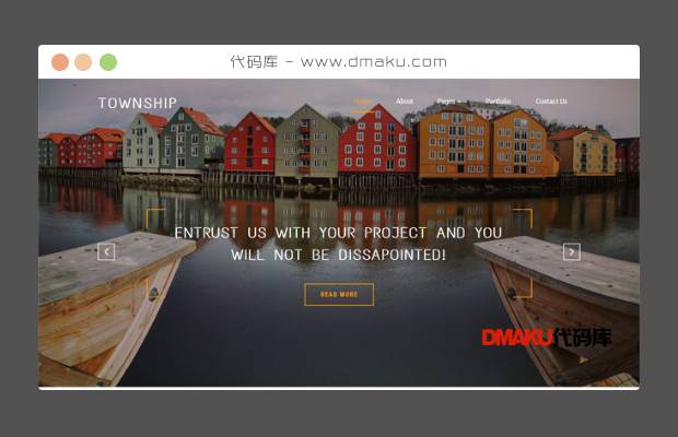旅游开发公司网站模板