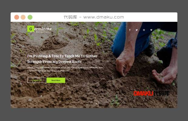 水果种植企业网站模板